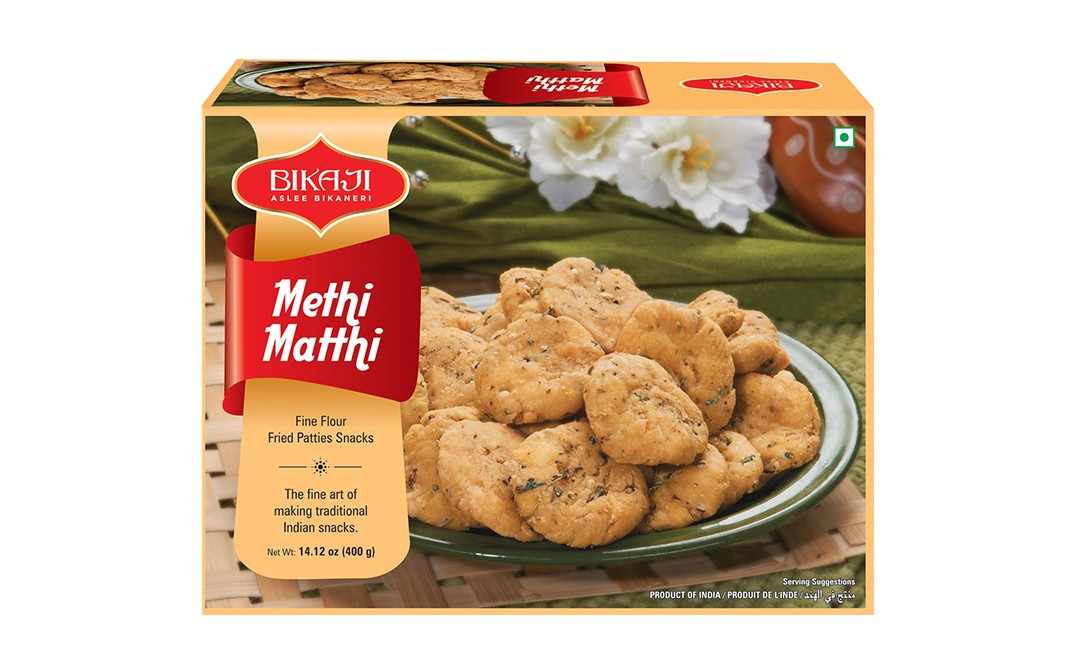 Bikaji Methi Matthi    Box  400 grams